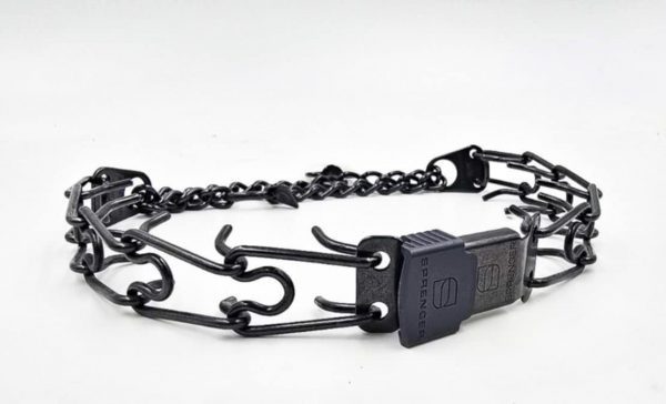 Black Quick Lock Prong Collar - Image 2