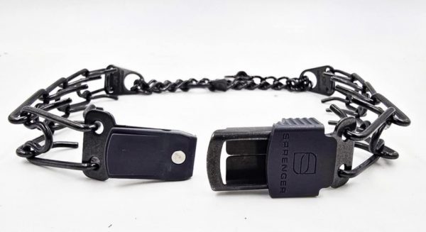 Black Quick Lock Prong Collar - Image 3