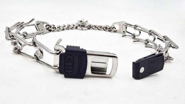 Silver Quick Lock Prong Collar - Image 3